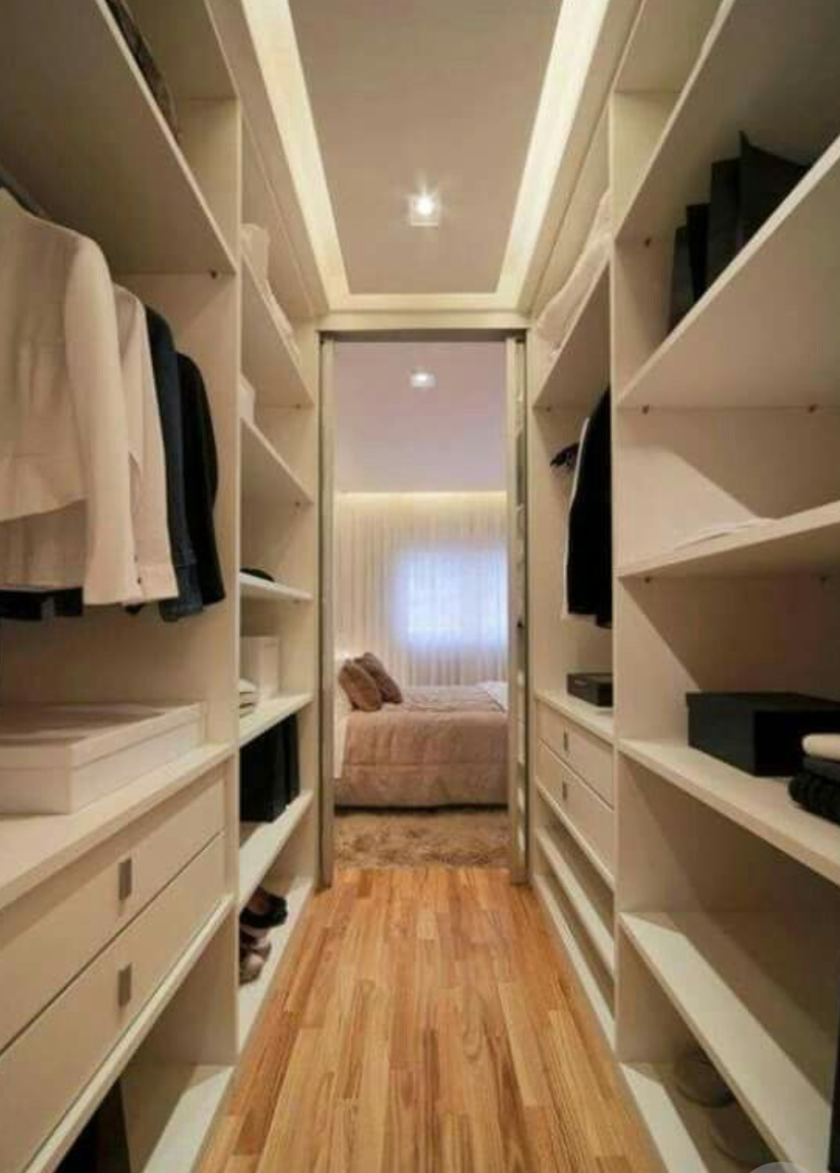 П-образная гардеробная комната в спальню Могилёв