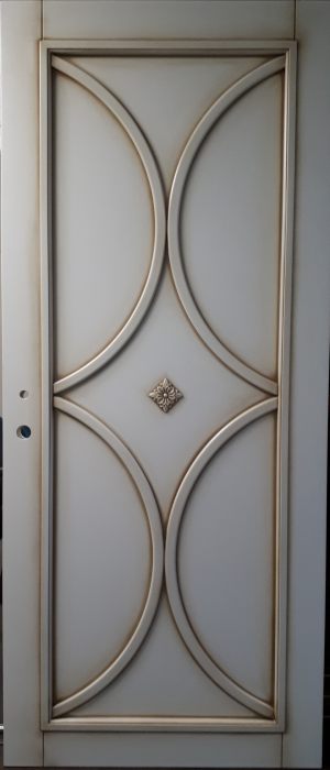 Межкомнатная дверь в профиле массив (эмаль с патиной) Могилёв